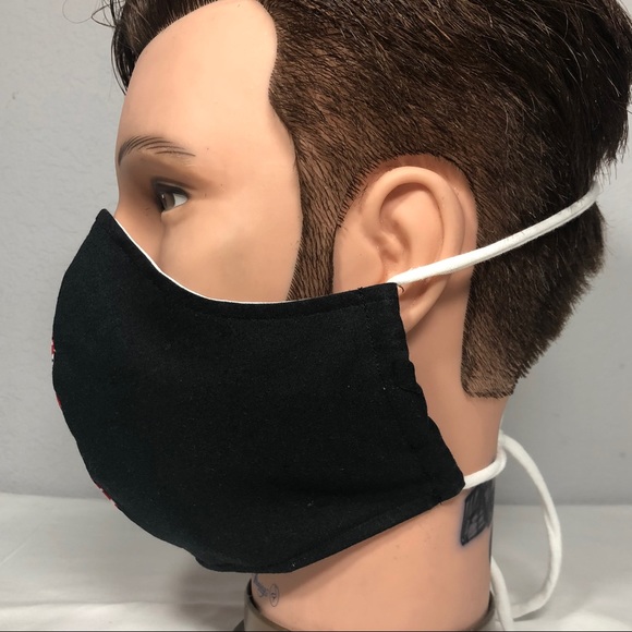 2 Face mask for men Large size with filter Pocket - Picture 4 of 7